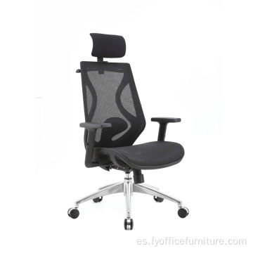 Precio de venta al por mayor Silla de oficina con respaldo alto ergonómico ajustable con reposabrazos 3D